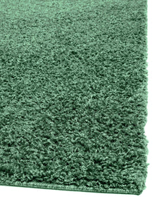 Shaggy rug Swirls Green