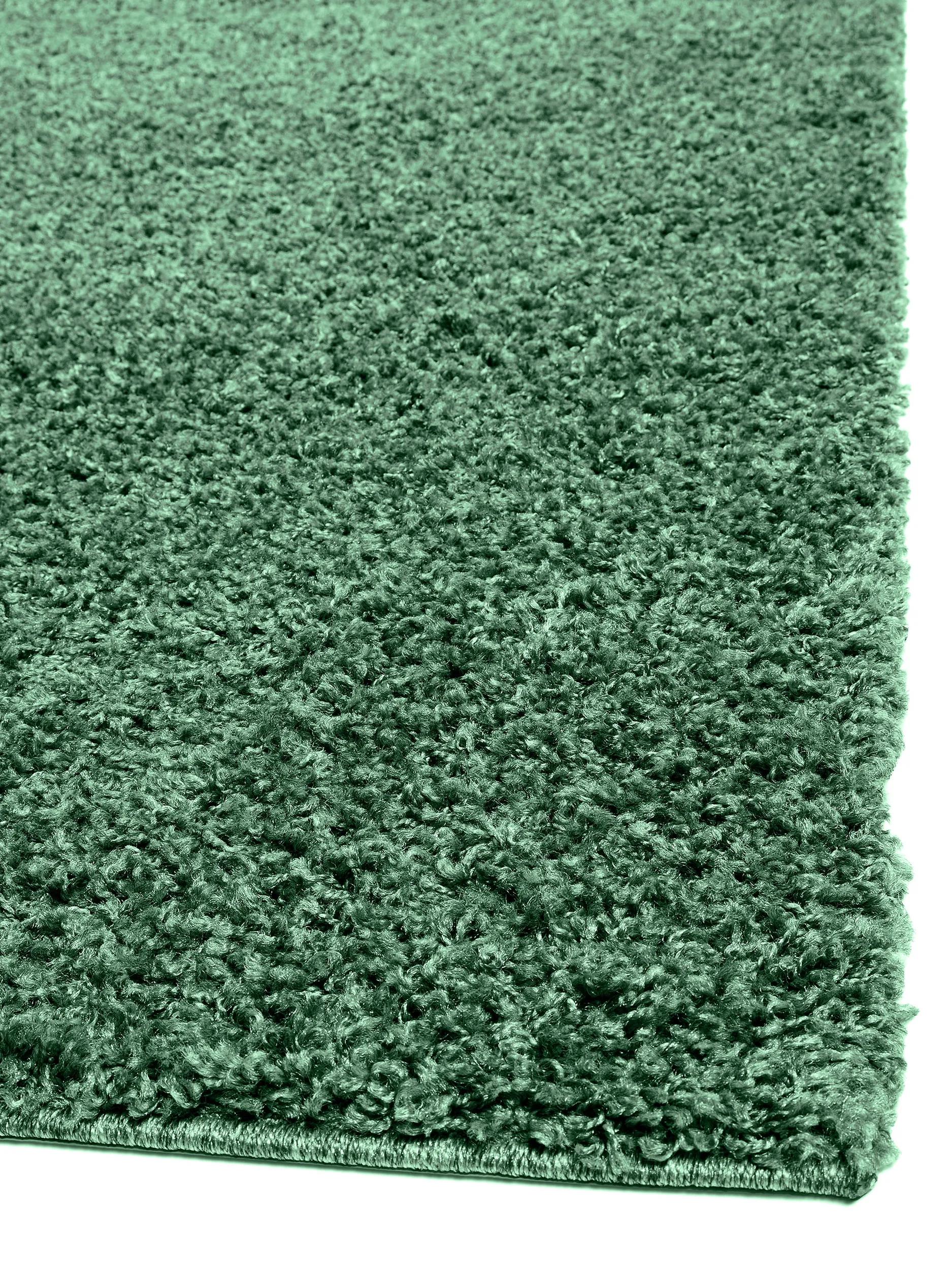 Shaggy rug Swirls Green
