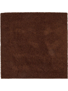 Shaggy rug Swirls Brown