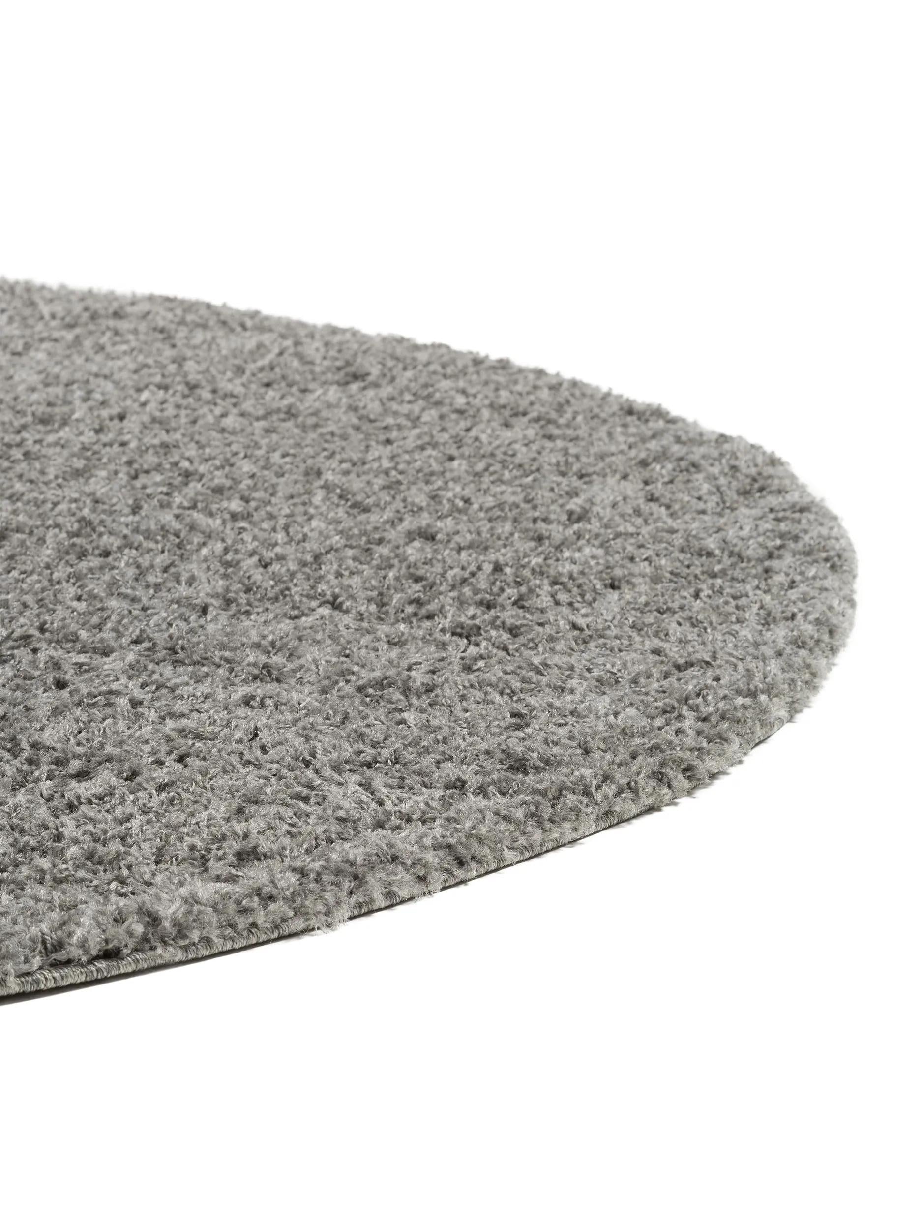 Shaggy rug Swirls Dark Grey