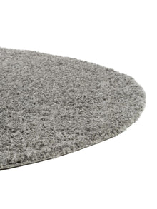 Shaggy rug Swirls Dark Grey
