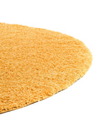 Shaggy rug Swirls Yellow
