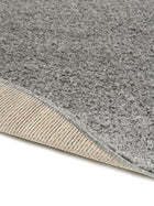 Shaggy rug Swirls Dark Grey