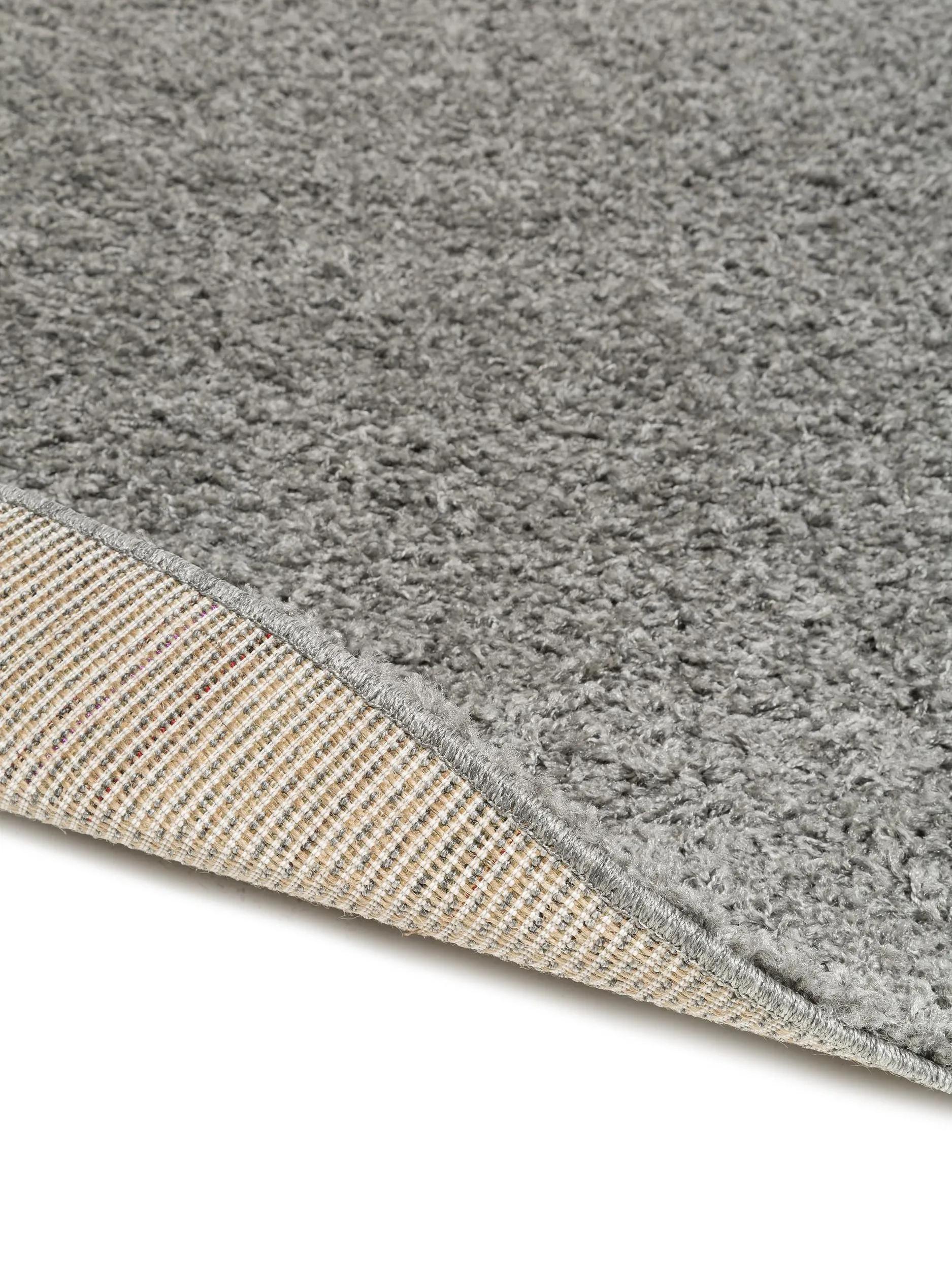 Shaggy rug Swirls Dark Grey