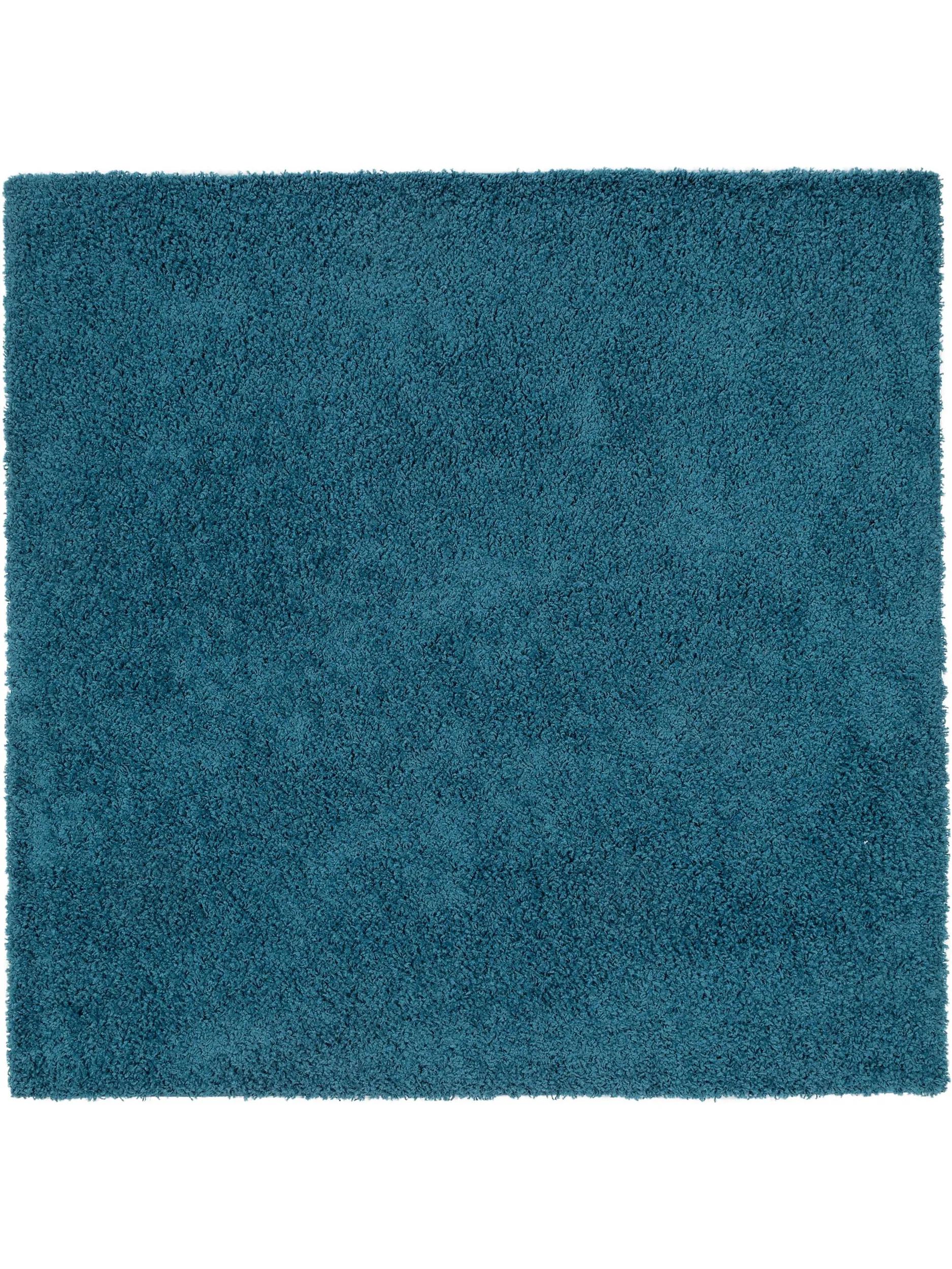 Shaggy rug Swirls Blue