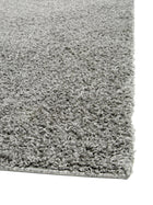 Shaggy rug Swirls Dark Grey