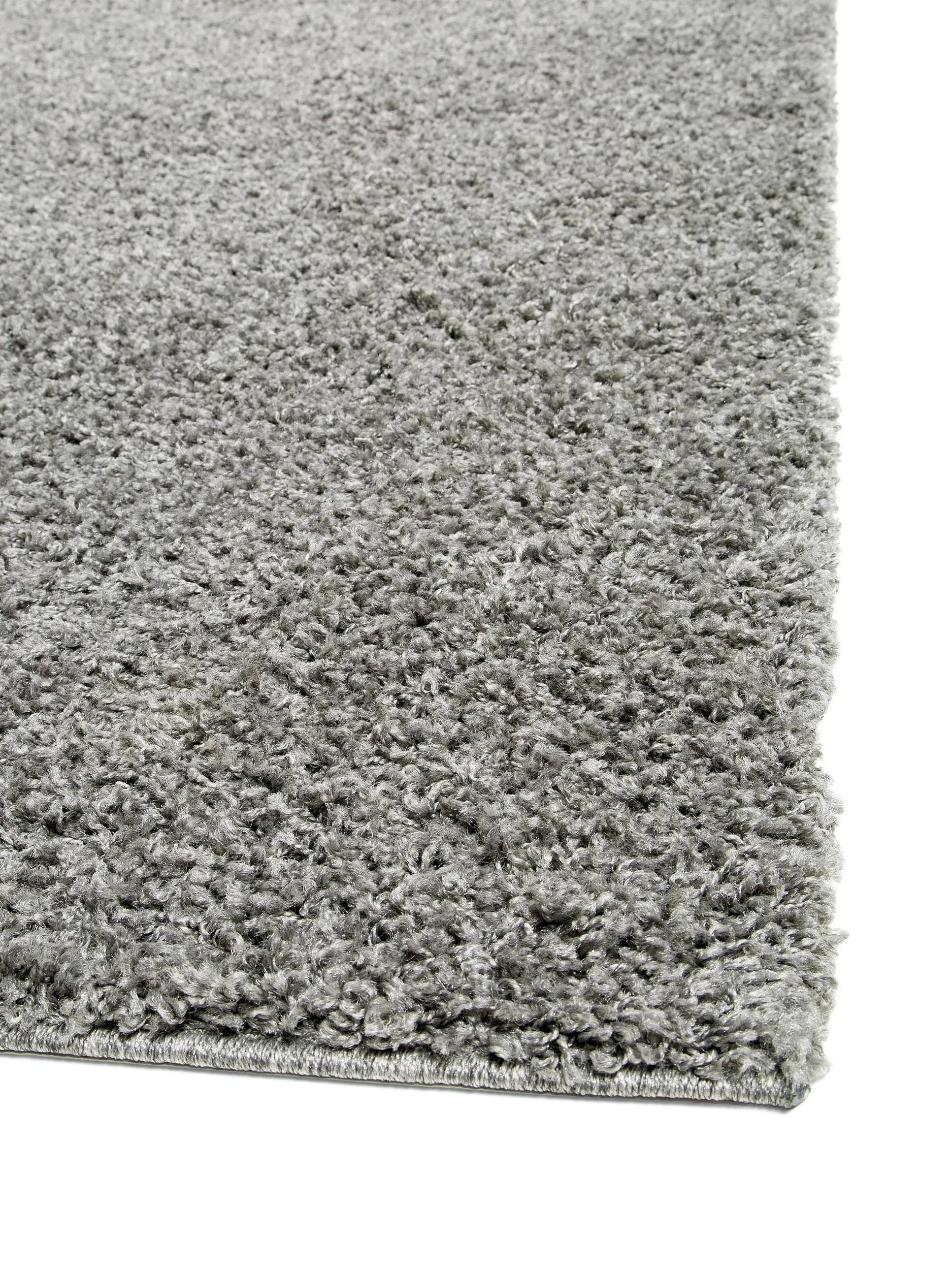 Shaggy rug Swirls Dark Grey