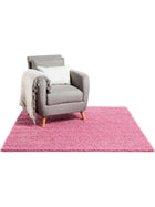 Shaggy rug Swirls Rose