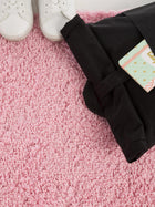 Shaggy rug Swirls Rose
