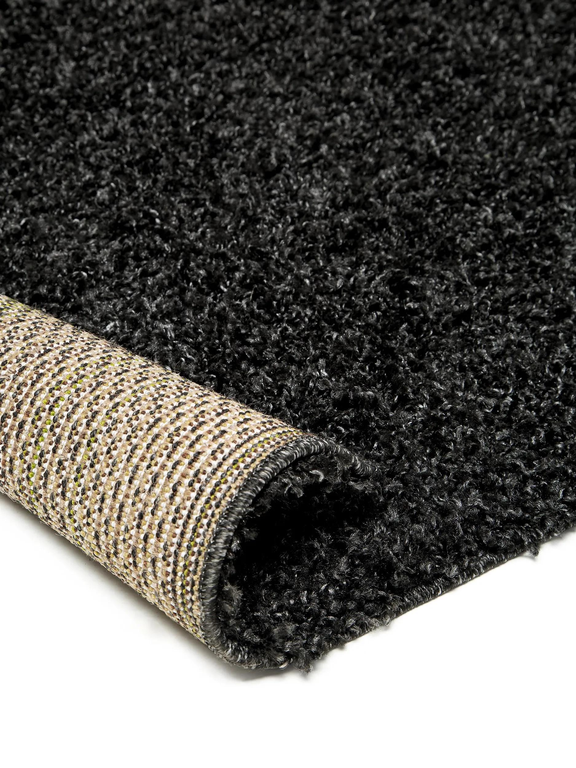 Shaggy rug Swirls Charcoal