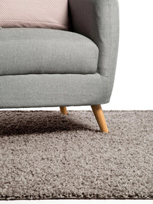Shaggy rug Swirls Grey