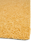 Shaggy rug Swirls Yellow