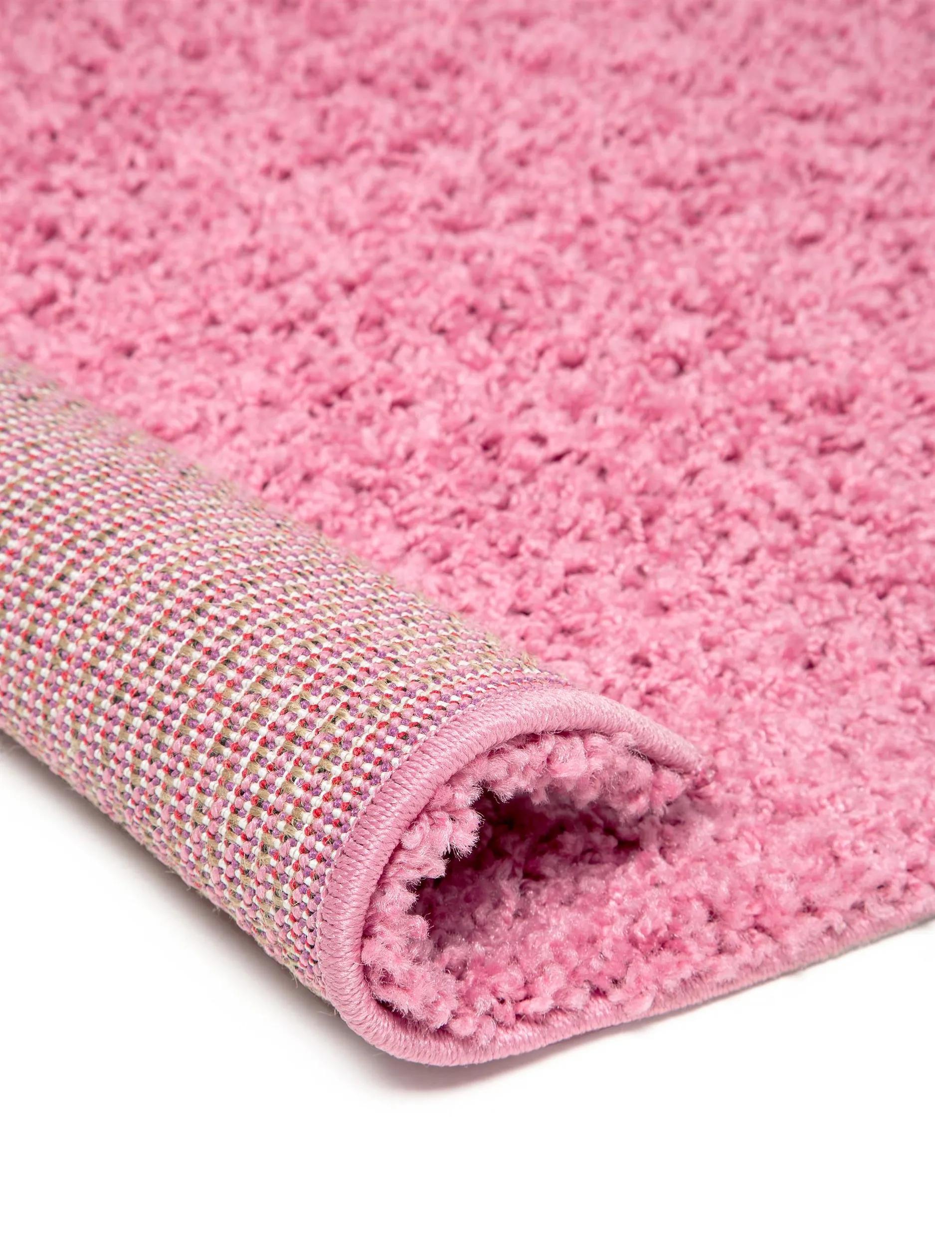Shaggy rug Swirls Rose