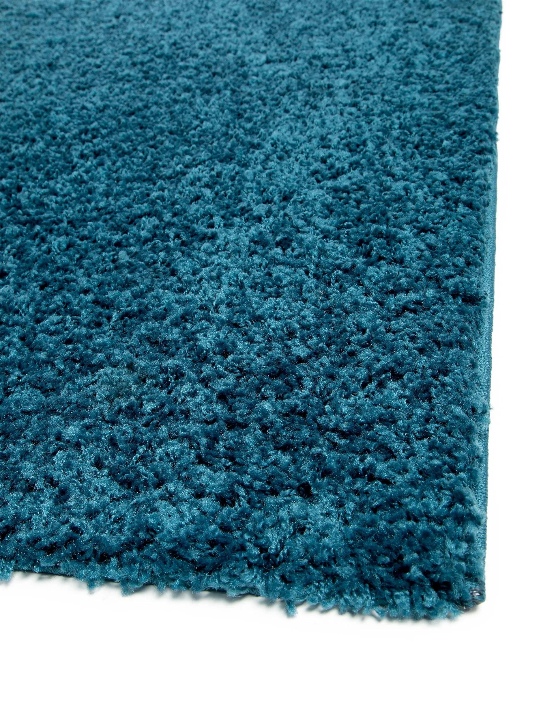 Shaggy rug Swirls Blue