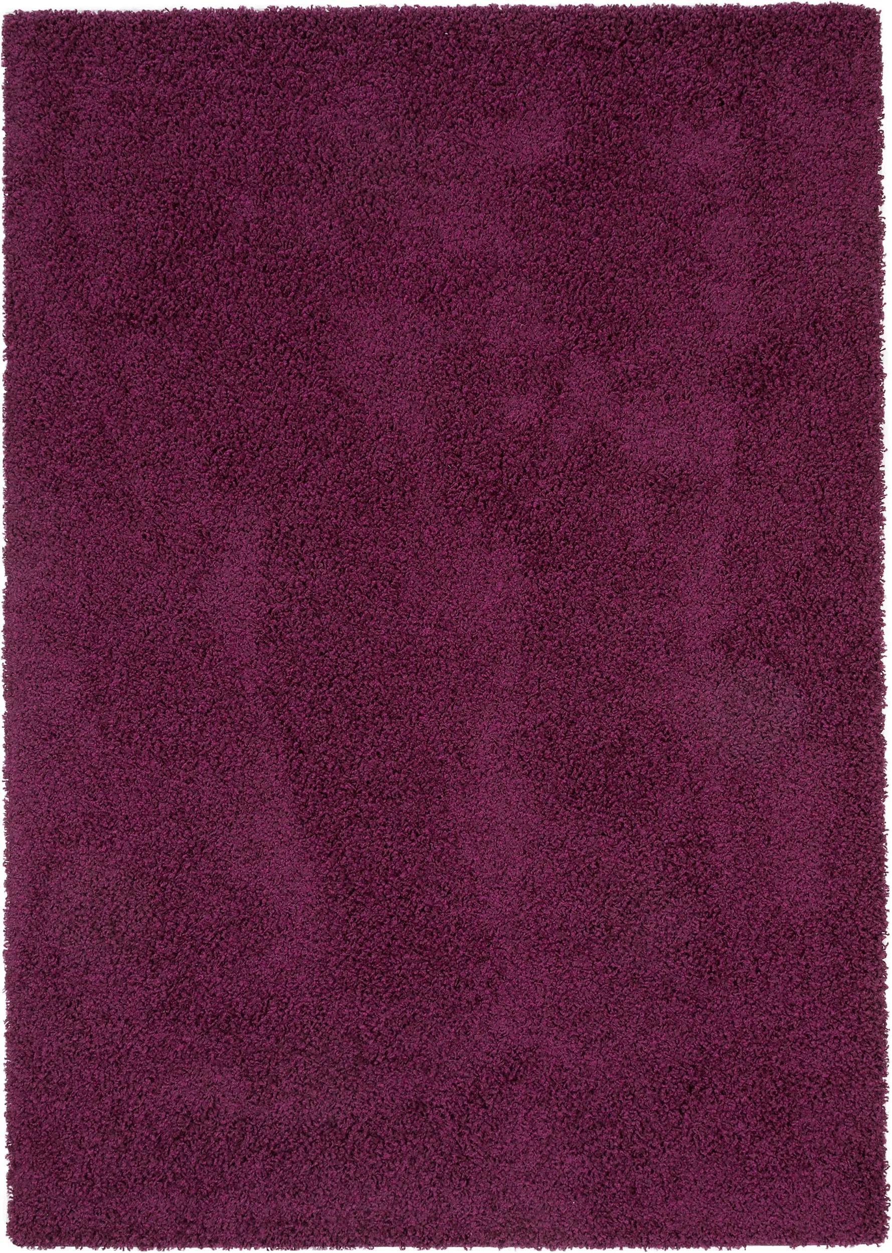 Shaggy rug Swirls Purple