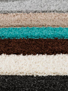 Shaggy rug Swirls Charcoal