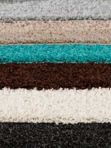 Shaggy rug Swirls Charcoal