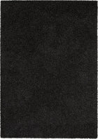 Shaggy rug Swirls Charcoal