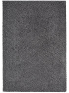Shaggy rug Swirls Dark Grey