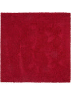 Shaggy rug Swirls Dark Red