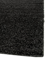 Shaggy rug Swirls Charcoal
