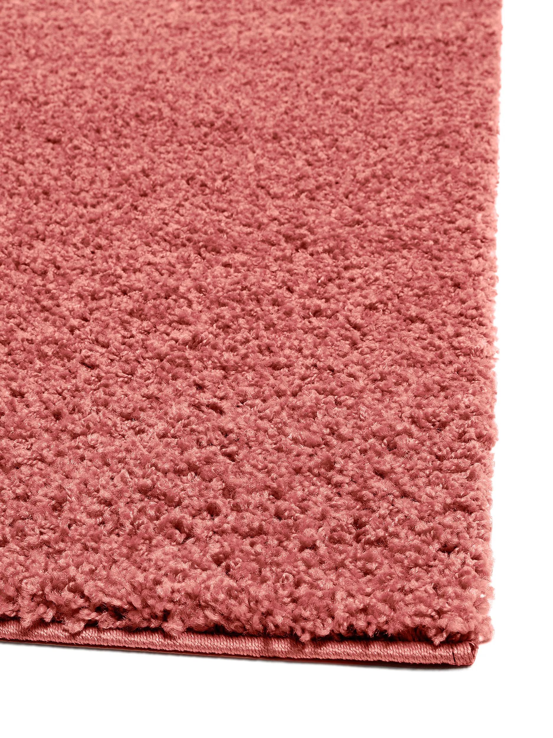 Shaggy rug Swirls Rose