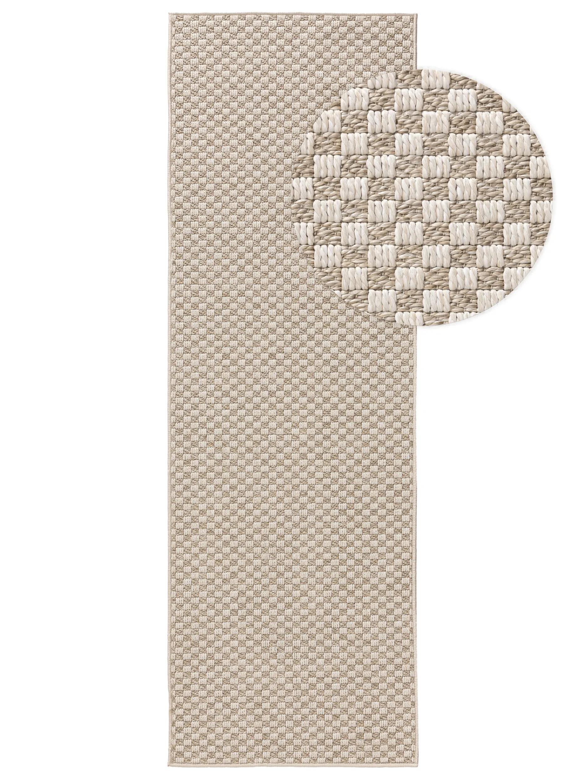 In- & Outdoor Läufer Taissa Creme/Grau