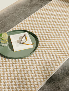 Corredor para interior y exterior Taissa crema/beige