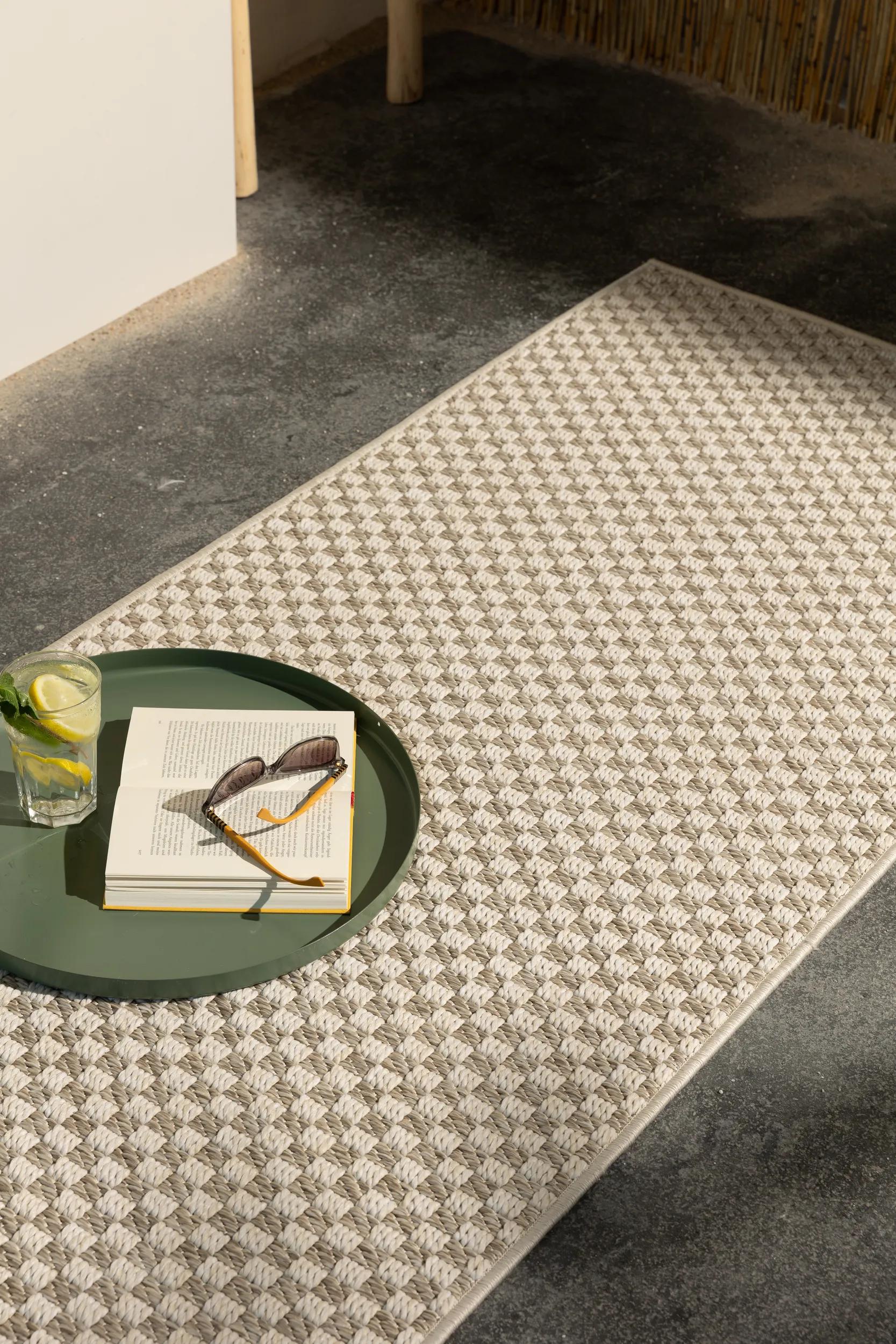 In- & Outdoor Läufer Taissa Creme/Grau
