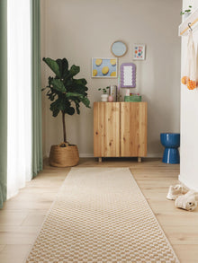Corredor para interior y exterior Taissa crema/beige