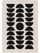 In- & Outdoor Rug Taro Black/White