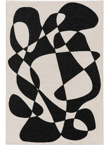 In- & Outdoor Rug Taro Black/White