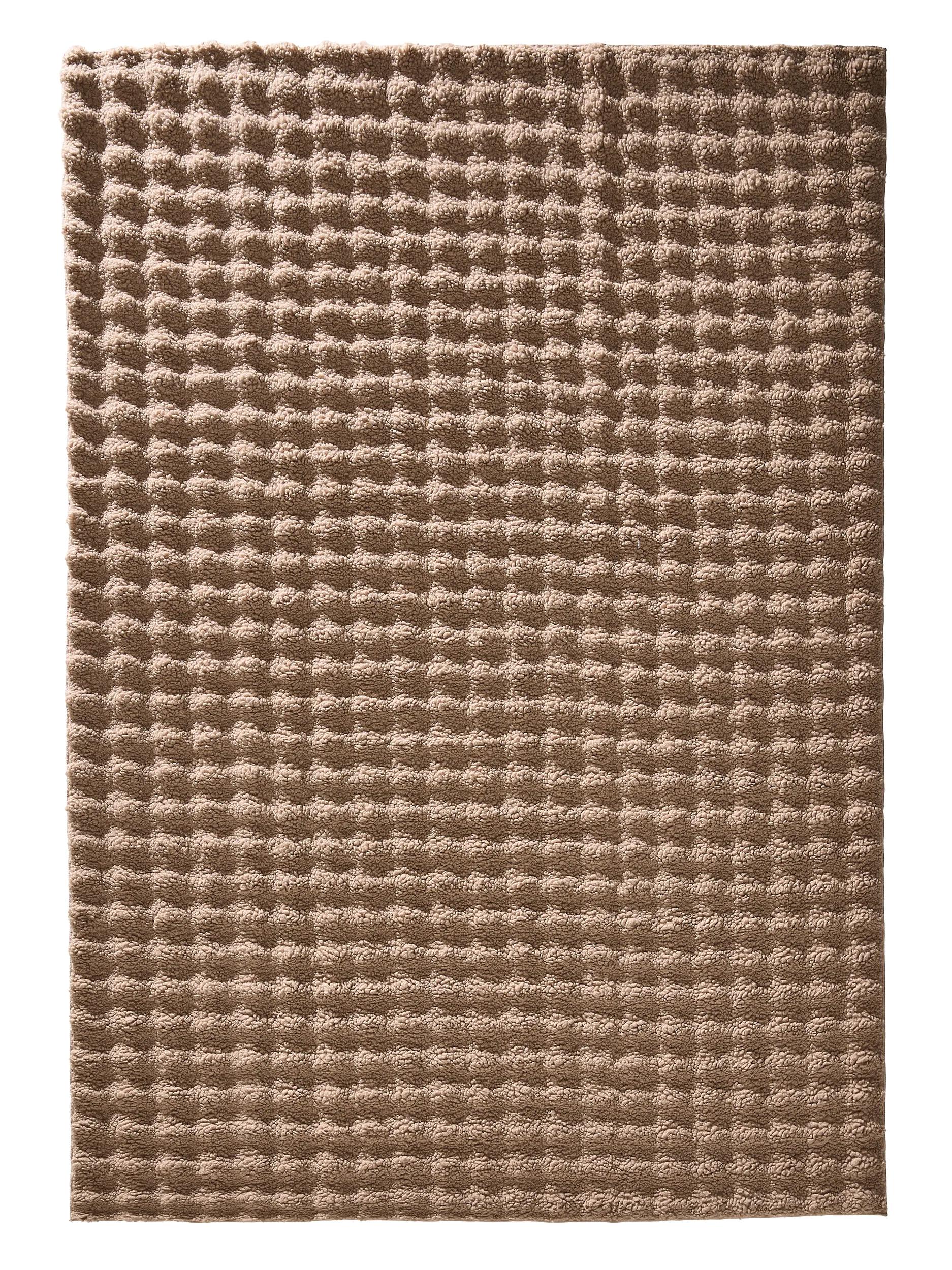 Washable Rug Ted Light Brown