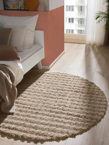 Washable Rug Ted Light Grey