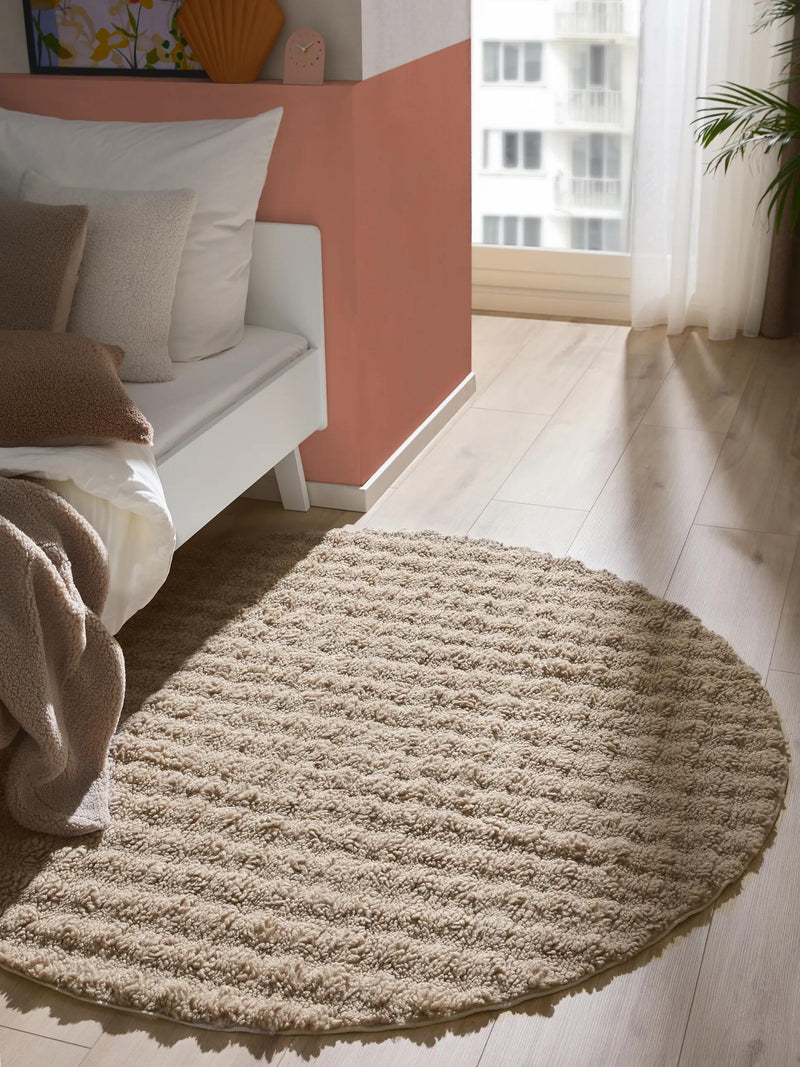 Washable Rug Ted Light Grey