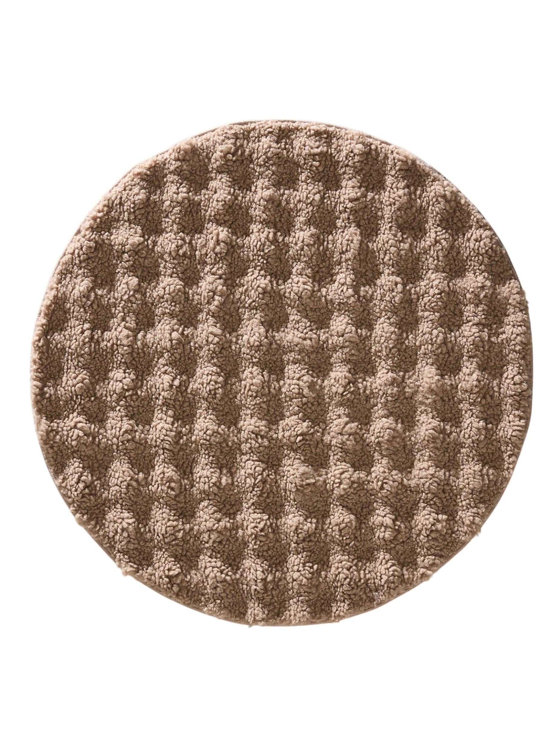 Waschbarer Teppich Ted Hellbraun