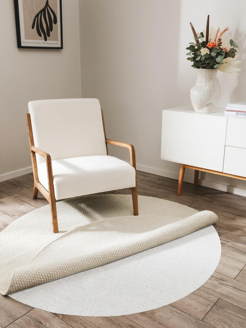 Carpet Underlay round Prima White