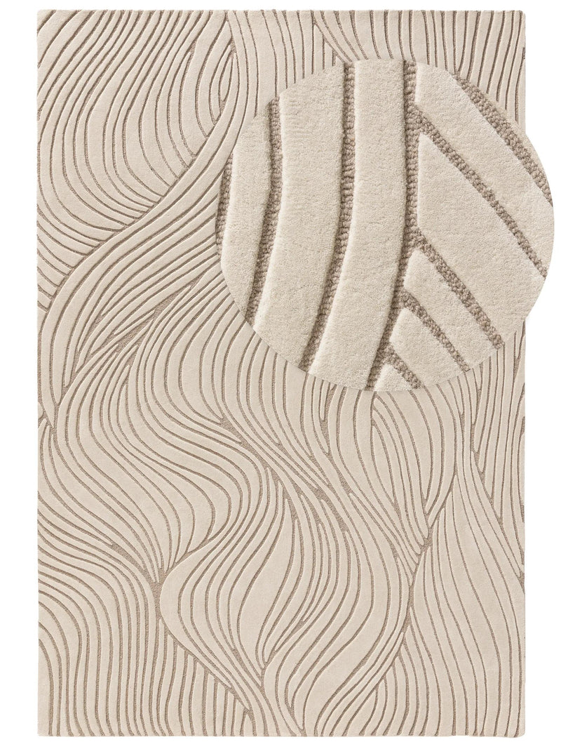 Wool Rug Tess Cream/Taupe