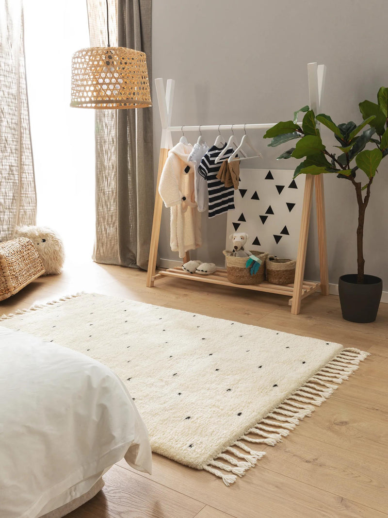 Kids rug Theo Cream