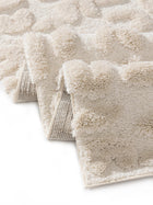 Tapis shaggy Tibo crème/beige