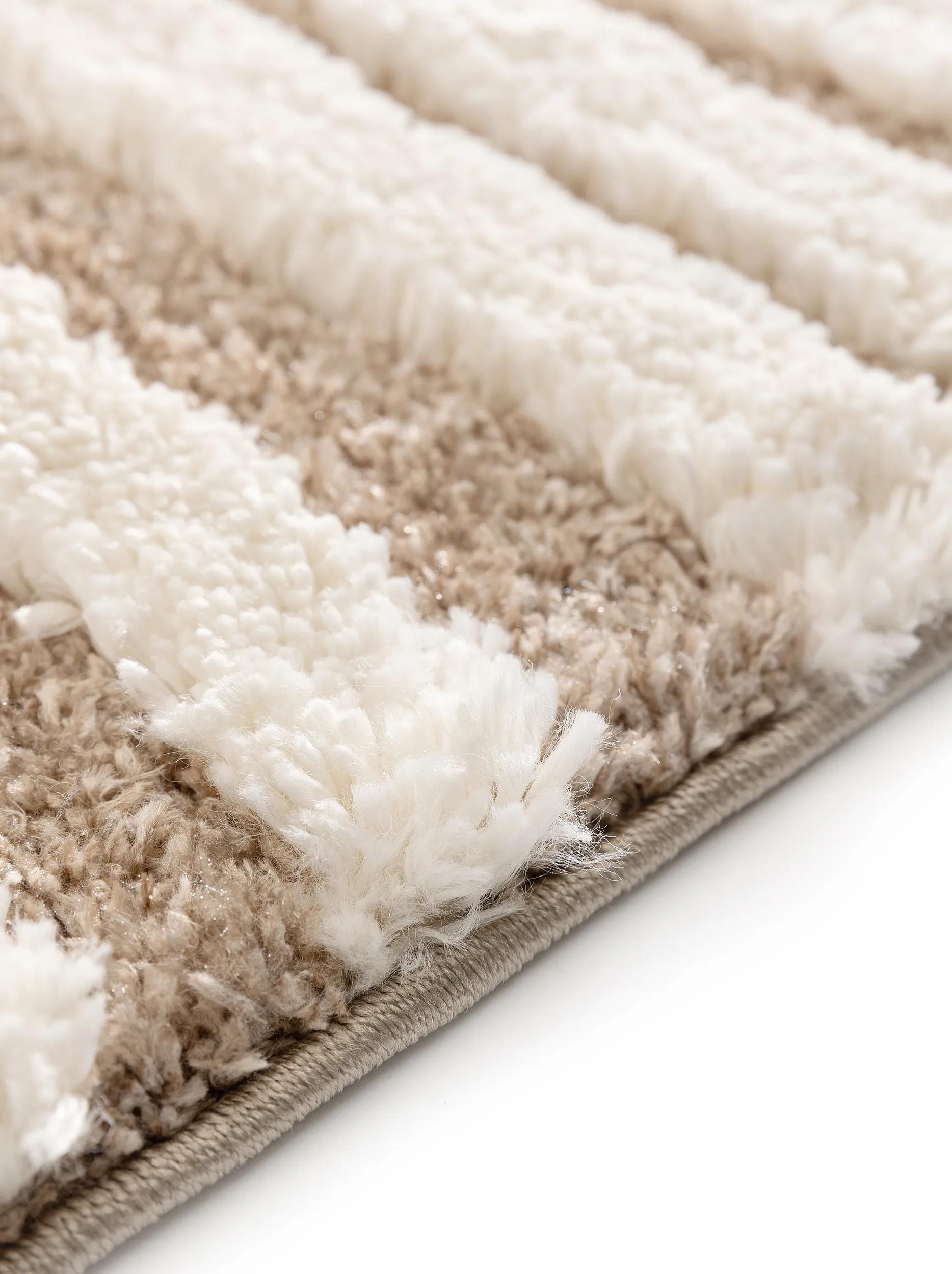 Shaggy rug Tibo Cream/Beige