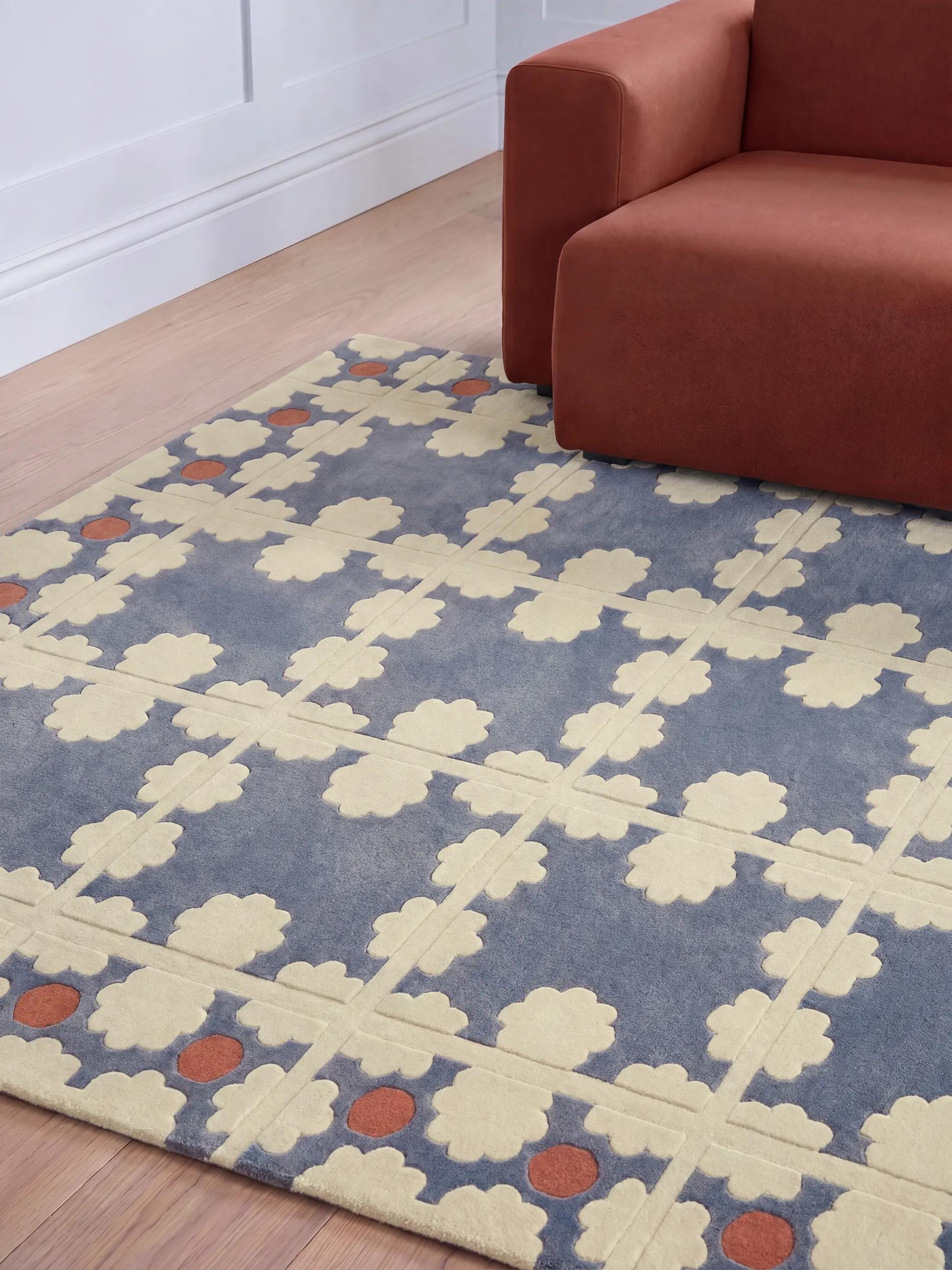 Wool Rug Tilda Blue