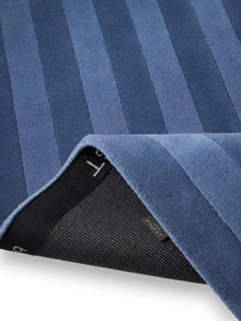 Tapis en laine Tilo bleu