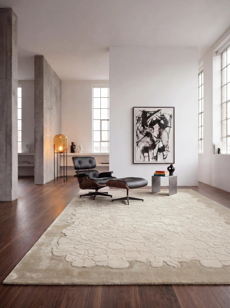 Wool Rug Tizian Cream/Beige