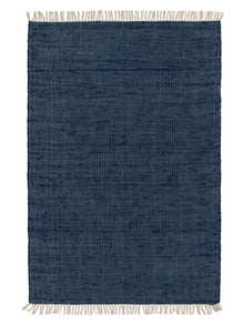 Rug made from recycled material Tom Dark Blue