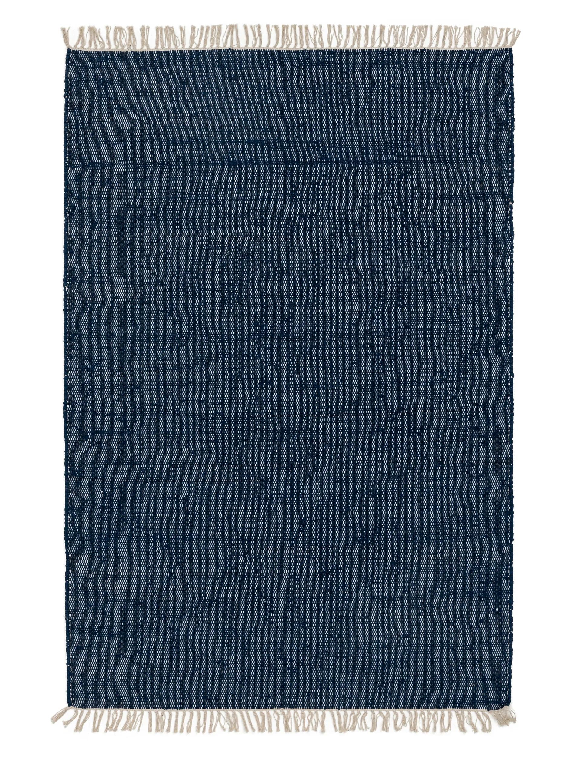 Rug made from recycled material Tom Dark Blue