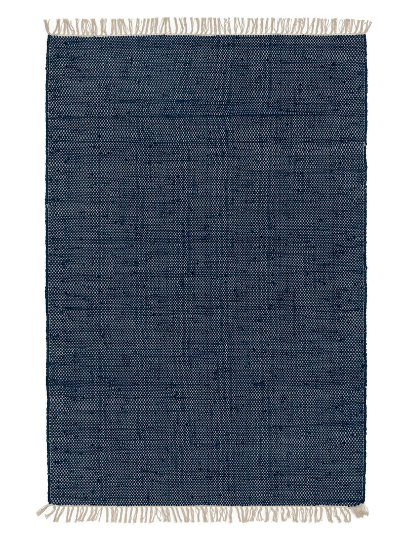 Rug made from recycled material Tom Dark Blue