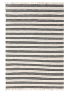 Rug made from recycled material Tom Grey/White