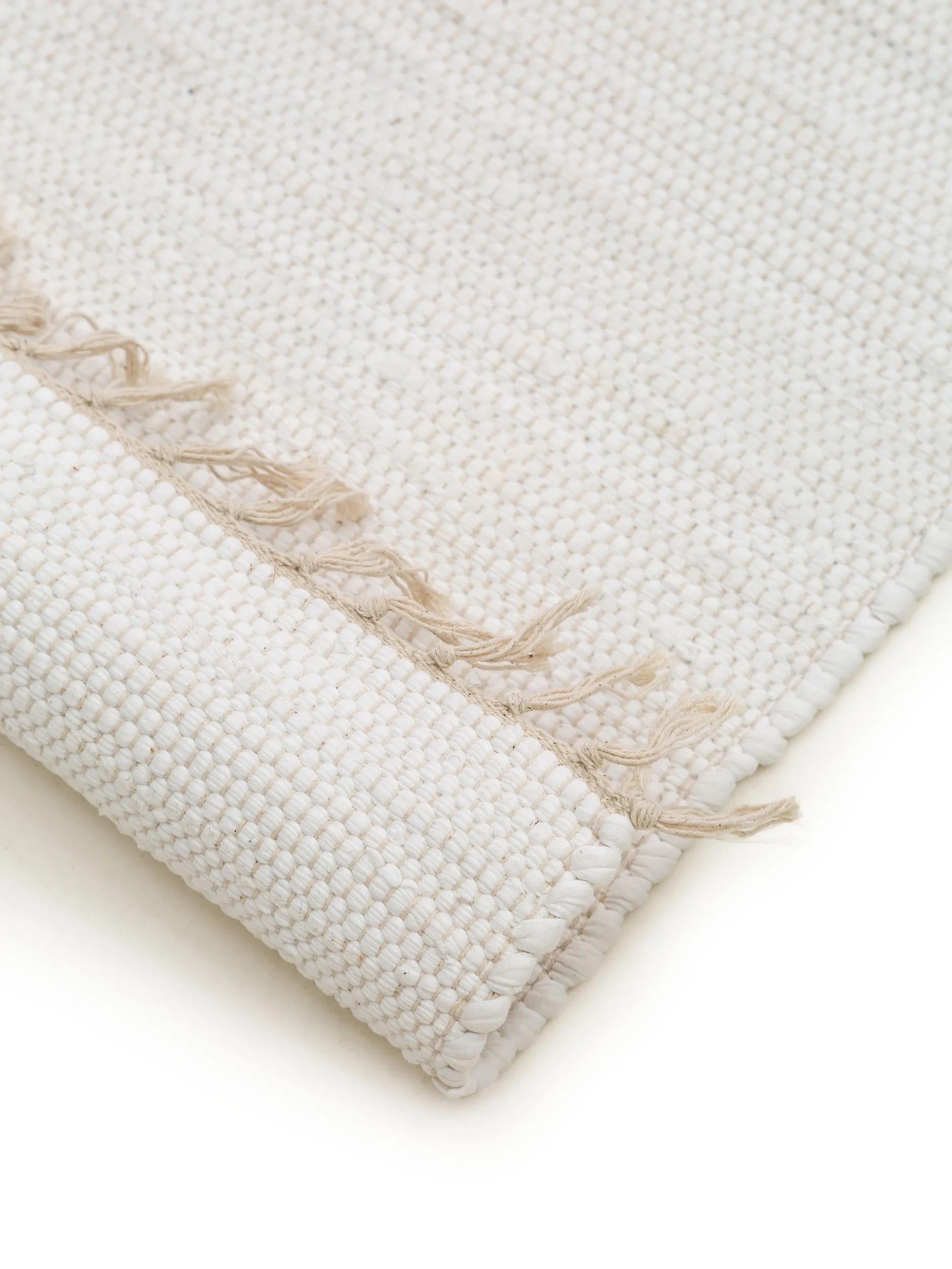 Teppich aus recyceltem Material Tom Cream