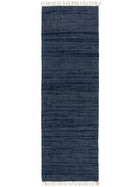 Teppich aus recyceltem Material Tom Dunkelblau